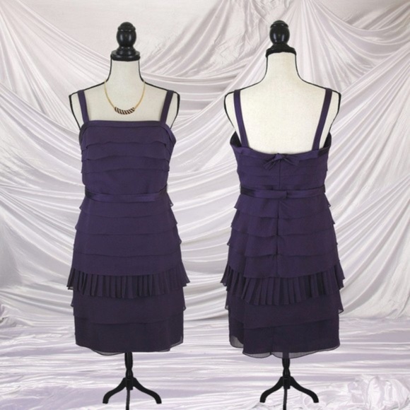 White by Vera Wang Dresses & Skirts - Vera Wang “White” Amethyst Tiered Dress Size 12